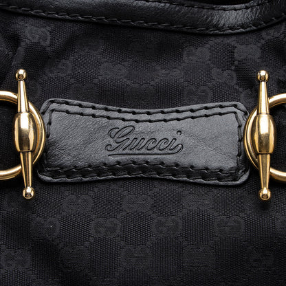 Gucci GG Canvas Jockey Medium Tote (SHF-17167)
