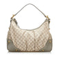 Gucci GG Canvas Jockey Shoulder Bag (SHG-L42G2r)