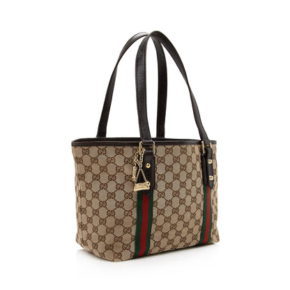Gucci GG Canvas Jolicoeur Medium Tote (SHF-22938)
