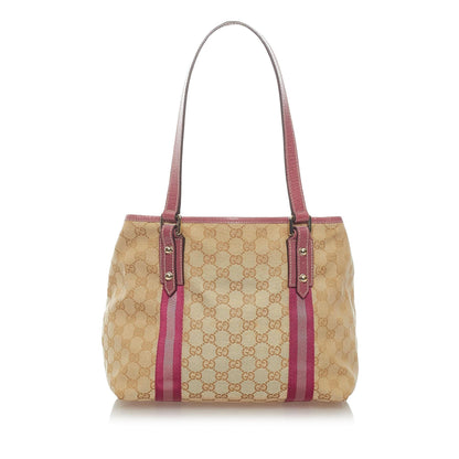 Gucci GG Canvas Jolicoeur Tote Bag (SHG-34727)