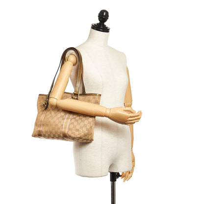 Gucci GG Canvas Jolicoeur Tote Bag (SHG-34745)