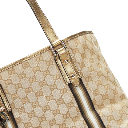 Gucci GG Canvas Jolicoeur Tote (SHG-lccp95)