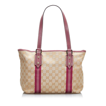 Gucci GG Canvas Jolicoeur Tote (SHG-3HjuR6)