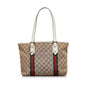 Gucci GG Canvas Jolicoeur Tote (SHG-KVNUBE)