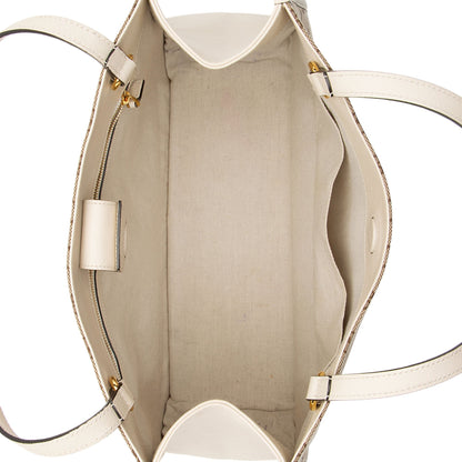 Gucci GG Canvas Leather Horsebit 1955 Tote (SHF-JmQOXy)