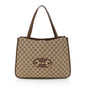 Gucci GG Canvas Leather Horsebit 1955 Tote