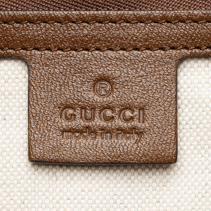 Gucci GG Canvas Leather Horsebit 1955 Tote