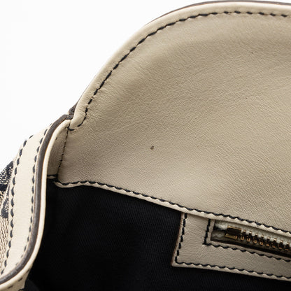 Gucci GG Canvas Leather Web Shoulder Bag (SHF-Syij4P)