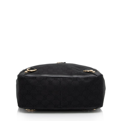 Gucci GG Canvas Mini Abbey Tote (SHF-1rSZcf)