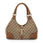 Gucci GG Canvas Nailhead Bardot Shoulder Bag (SHF-cXQEhI)