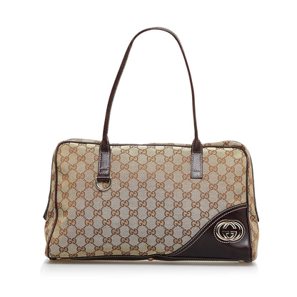 Gucci GG Canvas New Britt Shoulder Bag (SHG-zjo0YD)