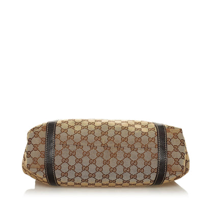 Gucci GG Canvas New Ladies Web Tote Bag (SHG-29665)