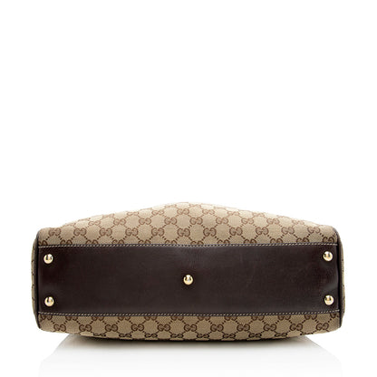Gucci GG Canvas Peggy Shoulder Bag (SHF-21692)