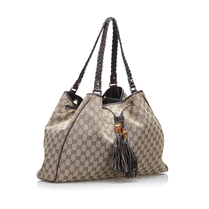 Gucci GG Canvas Peggy Tote (SHG-WItI8D)