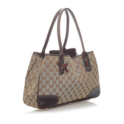 Gucci GG Canvas Princy Tote Bag (SHG-32390)