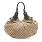 Gucci GG Canvas Studded Pelham Small Shoulder Bag (SHF-19024)