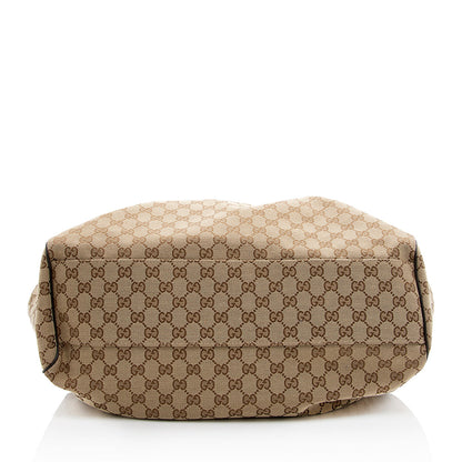 Gucci GG Canvas Sukey Large Tote (SHF-19513)