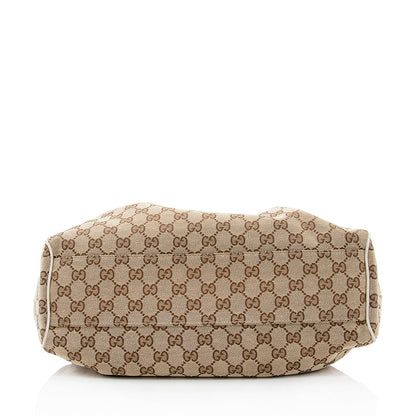 Gucci GG Canvas Sukey Medium Tote (SHF-20695)