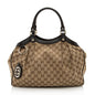 Gucci GG Canvas Sukey Medium Tote (SHF-21762)