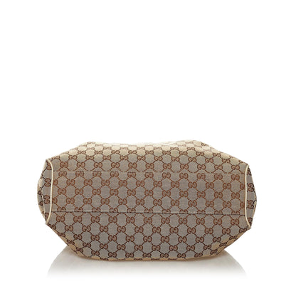 Gucci GG Canvas Sukey Tote Bag (SHG-34120)