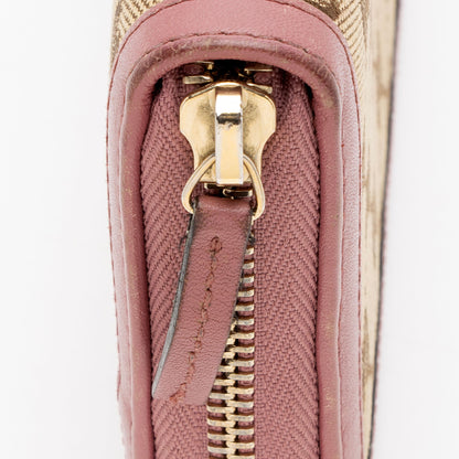 Gucci GG Canvas Sukey Zip Around Wallet