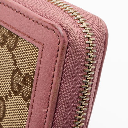 Gucci GG Canvas Sukey Zip Around Wallet