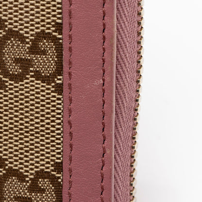 Gucci GG Canvas Sukey Zip Around Wallet