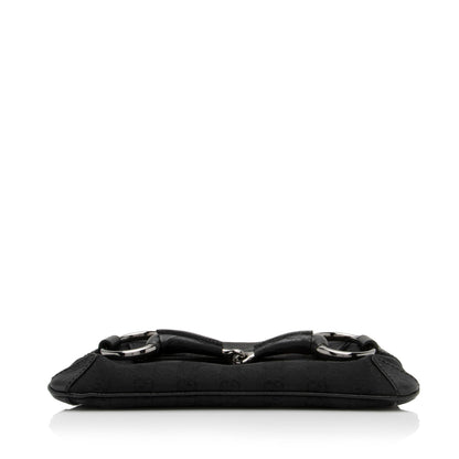 Gucci GG Canvas Tom Ford Horsebit Clutch (SHF-23391)