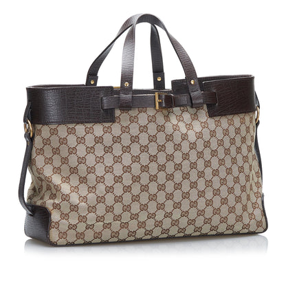 Gucci GG Canvas Tote Bag (SHG-PGgRlR)