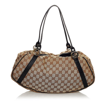 Gucci GG Canvas Twin Shoulder Bag (SHG-31114)