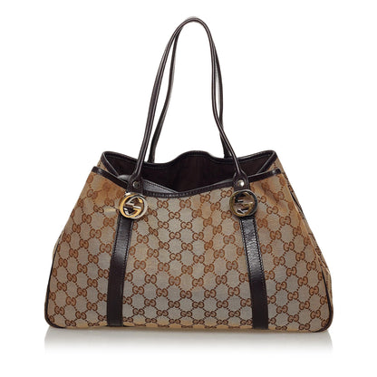 Gucci GG Canvas Twins Shoulder Bag (SHG-30953)