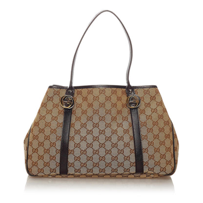 Gucci GG Canvas Twins Tote Bag (SHG-28355)
