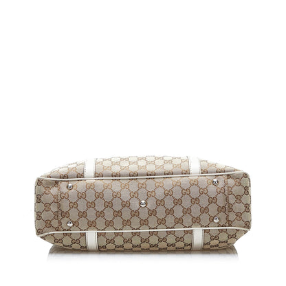 Gucci GG Canvas Twins Tote (SHG-gu3wR2)