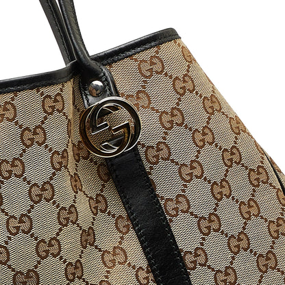 Gucci GG Canvas Twins Tote (SHG-PAjHq3)