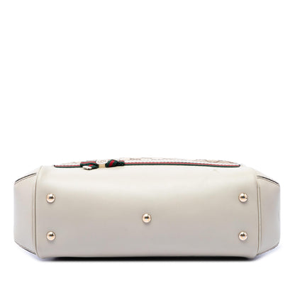 Gucci GG Canvas Web Mayfair Satchel