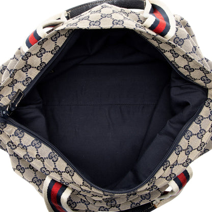 Gucci GG Canvas Web N/S Large Tote