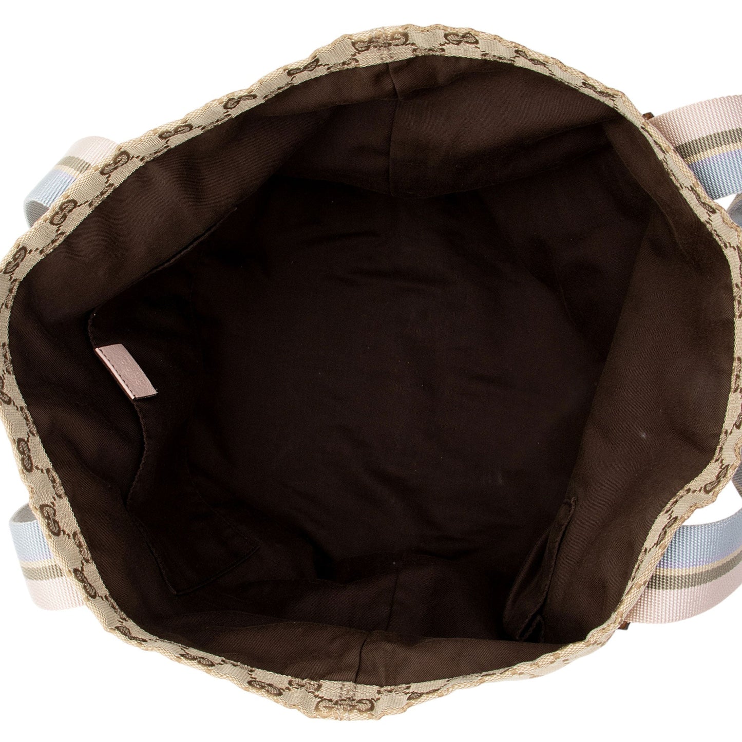 Gucci GG Canvas Web Original Tote (SHF-cmFwNe)