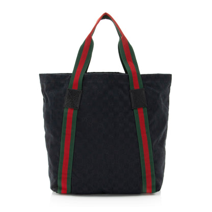 Gucci GG Canvas Web Original Tote