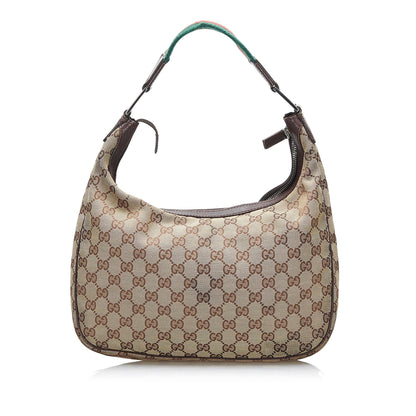 Gucci GG Canvas Web Shoulder Bag (SHG-F1ykz7)