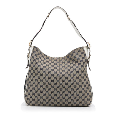 Gucci GG Canvas Web Shoulder Bag (SHG-98PH5h)