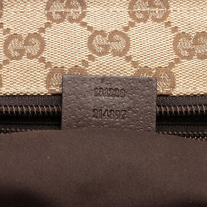 Gucci GG Canvas Web Small Tote (SHF-zJSZ0v)