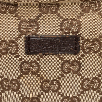 Gucci GG Canvas Web Small Tote (SHF-zJSZ0v)