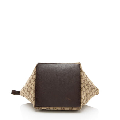 Gucci GG Canvas Web Small Tote