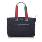 Gucci GG Canvas Web Tote Bag (SHG-36163)