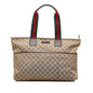 Gucci GG Canvas Web Tote Bag (SHG-n1Z3tx)