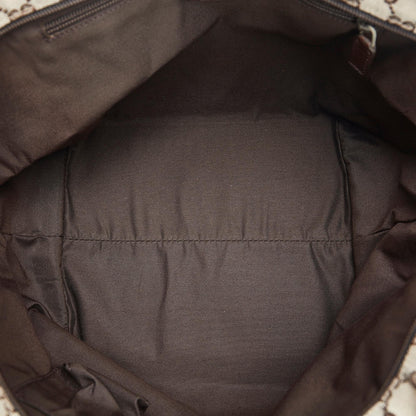 Gucci GG Canvas Web Tote (SHG-V3zgvm)