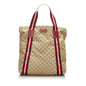 Gucci GG Canvas Web Tote (SHG-X8bRab)