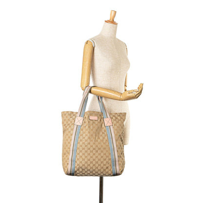 Gucci GG Canvas Web Tote