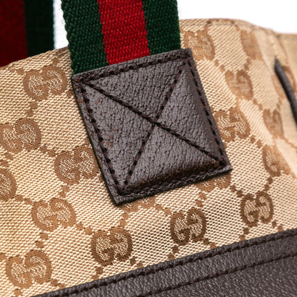 Gucci GG Canvas Web Tote