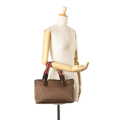 Gucci GG Canvas Web Tote
